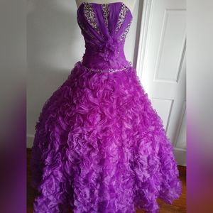 Purple Dress / Quinceañera Dress / Prom Dress / Ball Gown